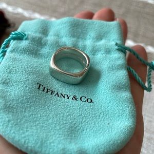 Rare Tiffany Square Silver Ring